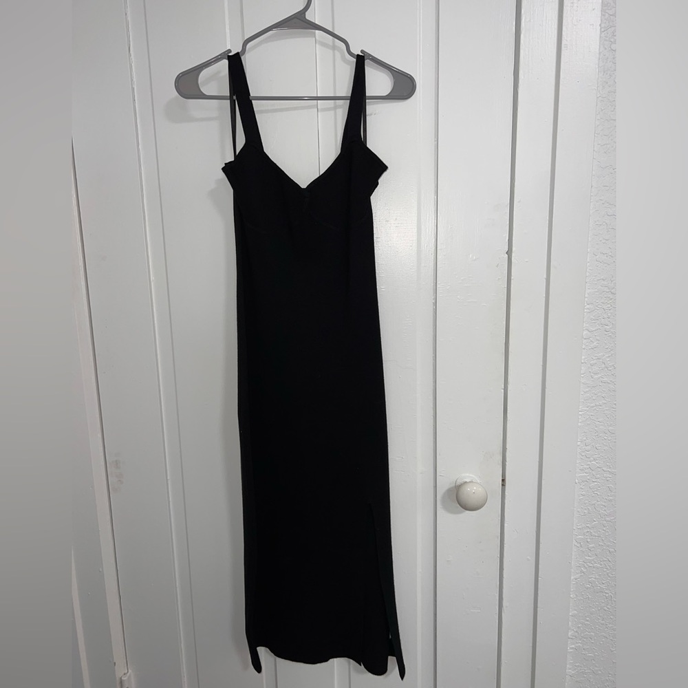 Abercrombie & Fitch Sweater Corset Midi Dress